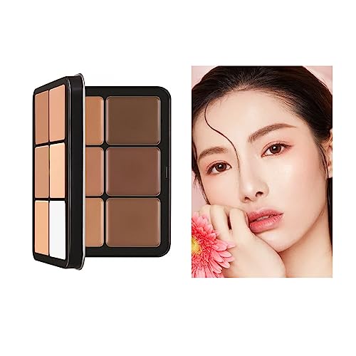 12 Color Concealer Palette & 12 Colors Blush Palette,Full Coverage Makeup,Corrector for Under Eye Dark Circles and Highlight Blush Palette Face Cosmetics Makeup